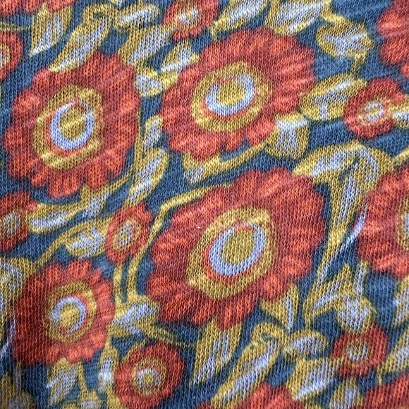 Natural Life Shirt Womens XL Boho Floral Lightweight Long Sleeve Pullover Top - Picture 3 of 9